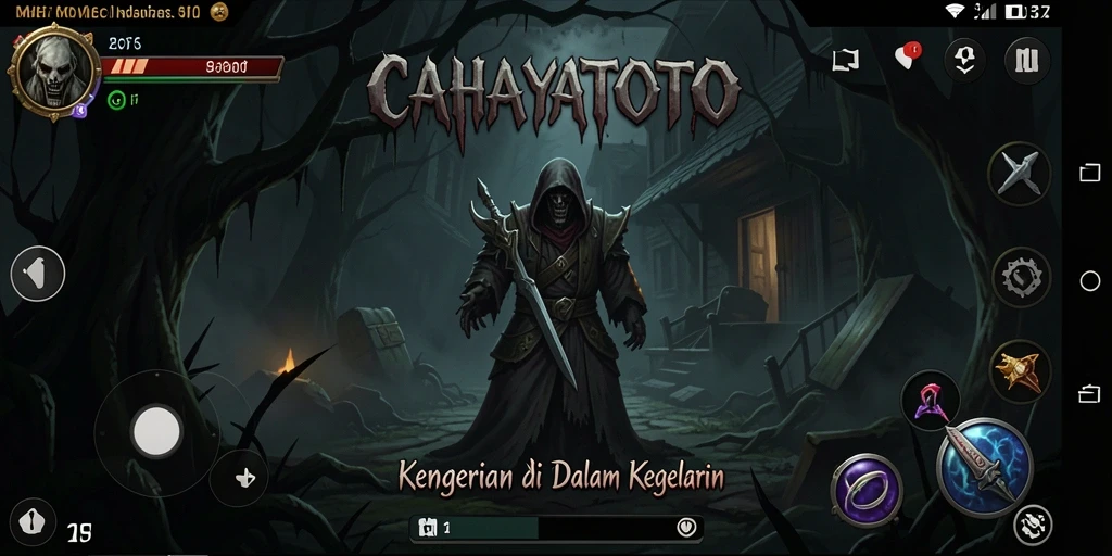 Tangkapan layar menampilkan suasana permainan mencekam CAHAYATOTO.