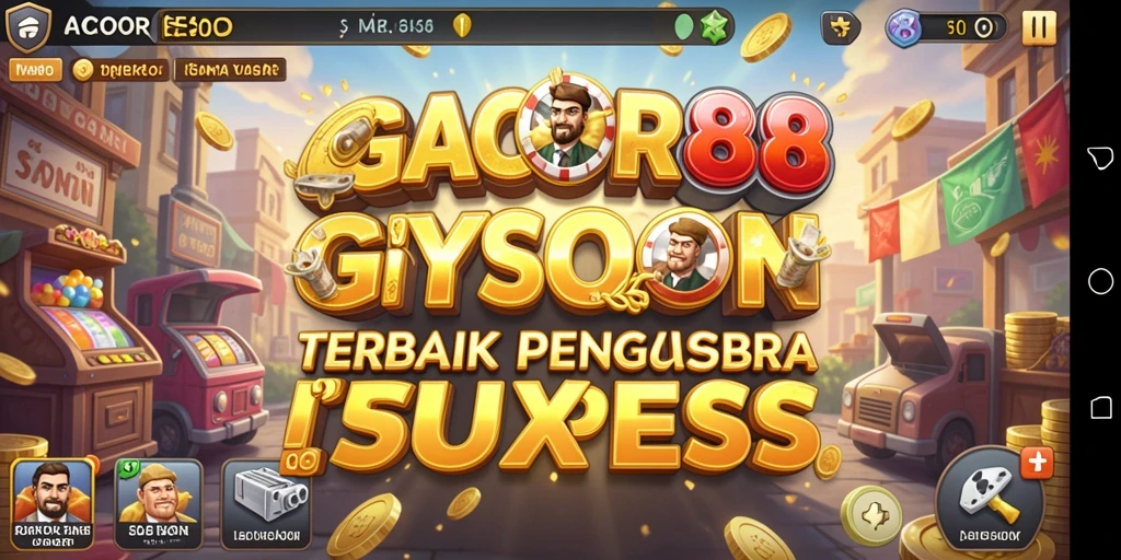 Tampilan gameplay menarik GACOR88 dengan berbagai pilihan bisnis.