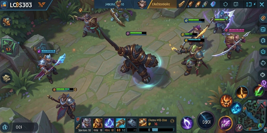 Tampilan gameplay menarik dari LOS303 dengan karakter beragam.
