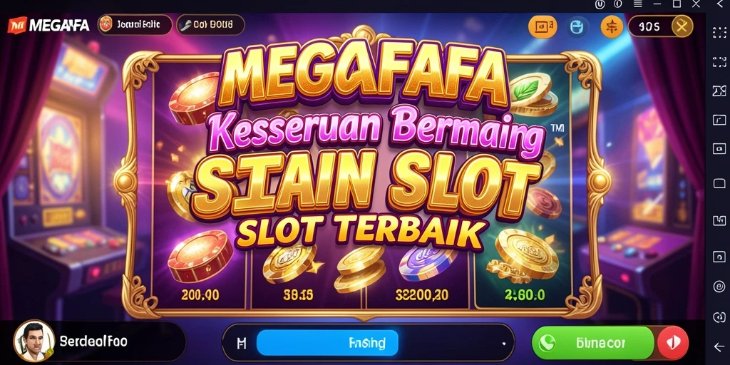 Tampilan gameplay menarik dari MEGAFAFA dengan efek visual menakjubkan.