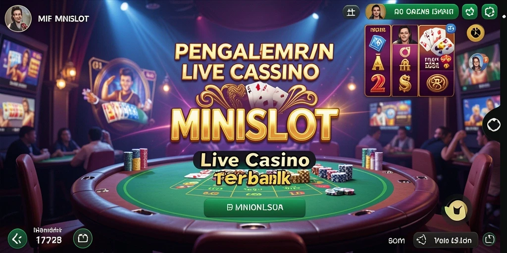 Gameplay seru Live Casino dengan dealer langsung.