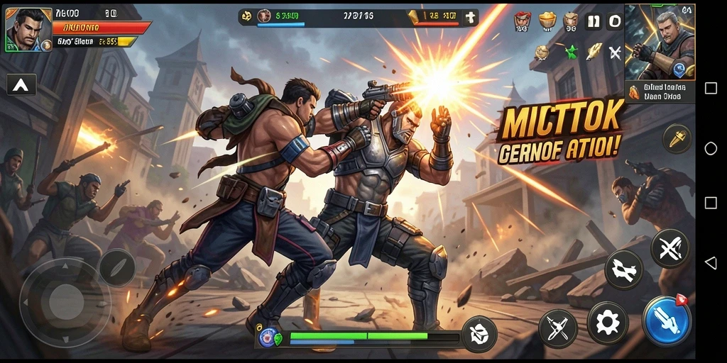 Tampilan gameplay seru dari MIOTOTO yang penuh aksi.