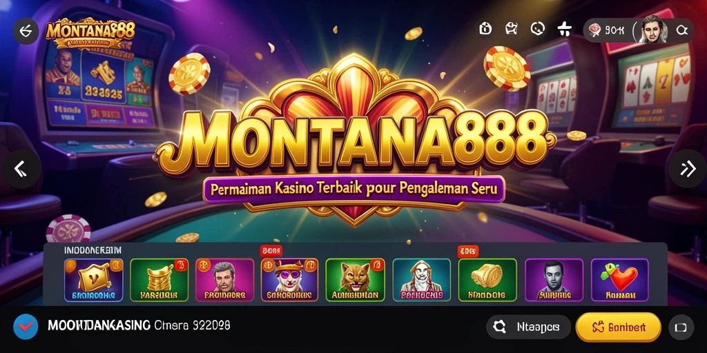 Tampilan gameplay seru dalam MONTANA88 yang menampilkan tekanan tinggi dan keseruan.