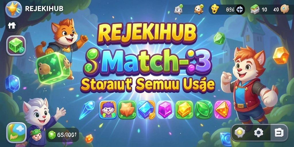 Gameplay menarik dalam REJEKIHUB dengan grafis cerah.