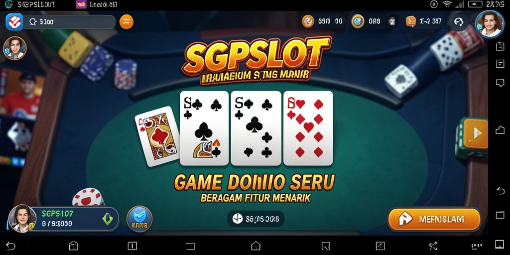Gameplay seru SGPSLOT dengan grafis menawan dan interaksi pemain.