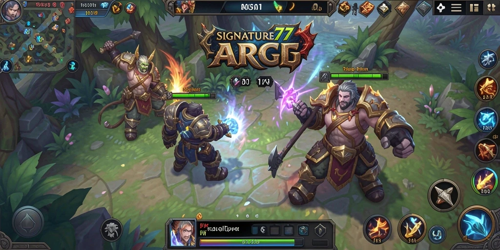 Tampilan gameplay SIGNATURE77 yang menarik penuh aksi ARPG.