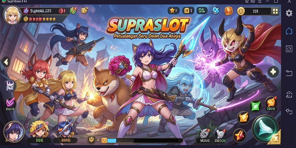 Gameplay menarik dalam dunia anime dalam SUPRASLOT.